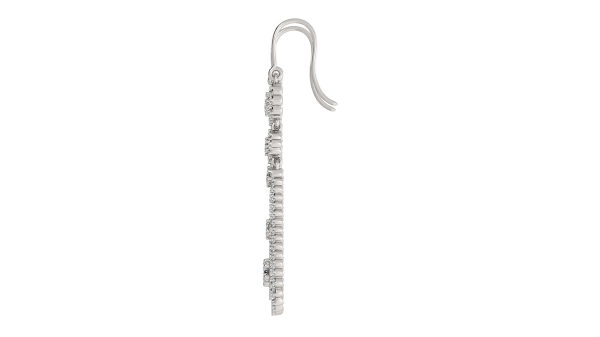 Diamond Dangle Earrings