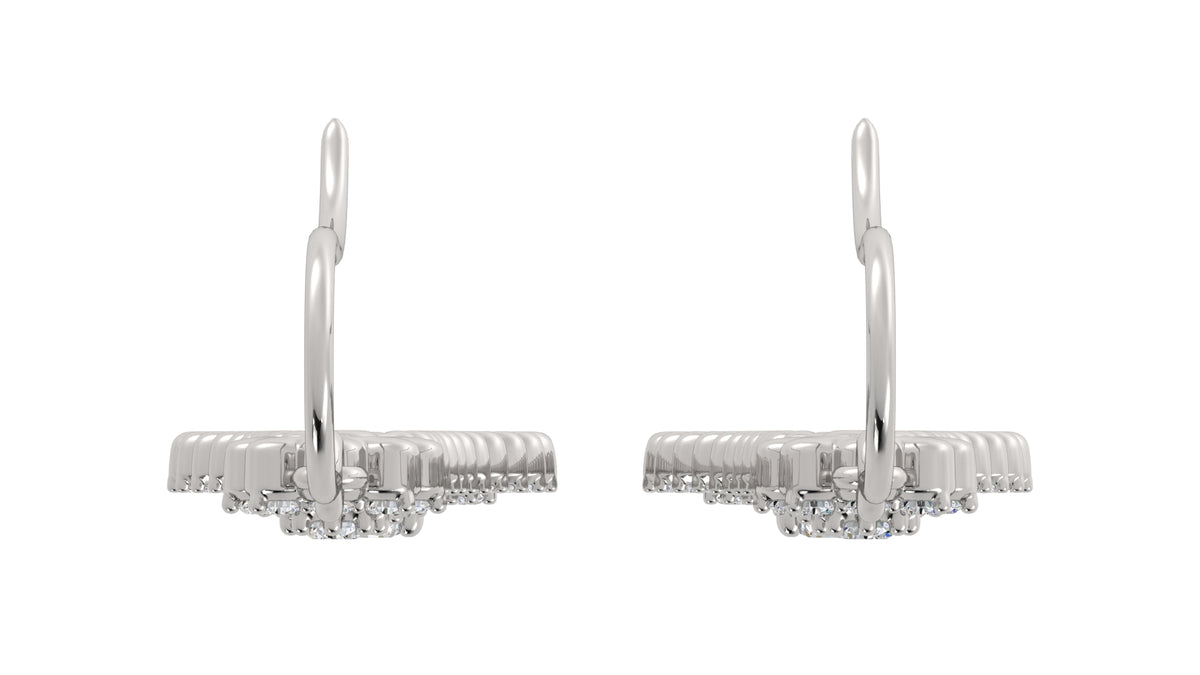 Diamond Dangle Earrings