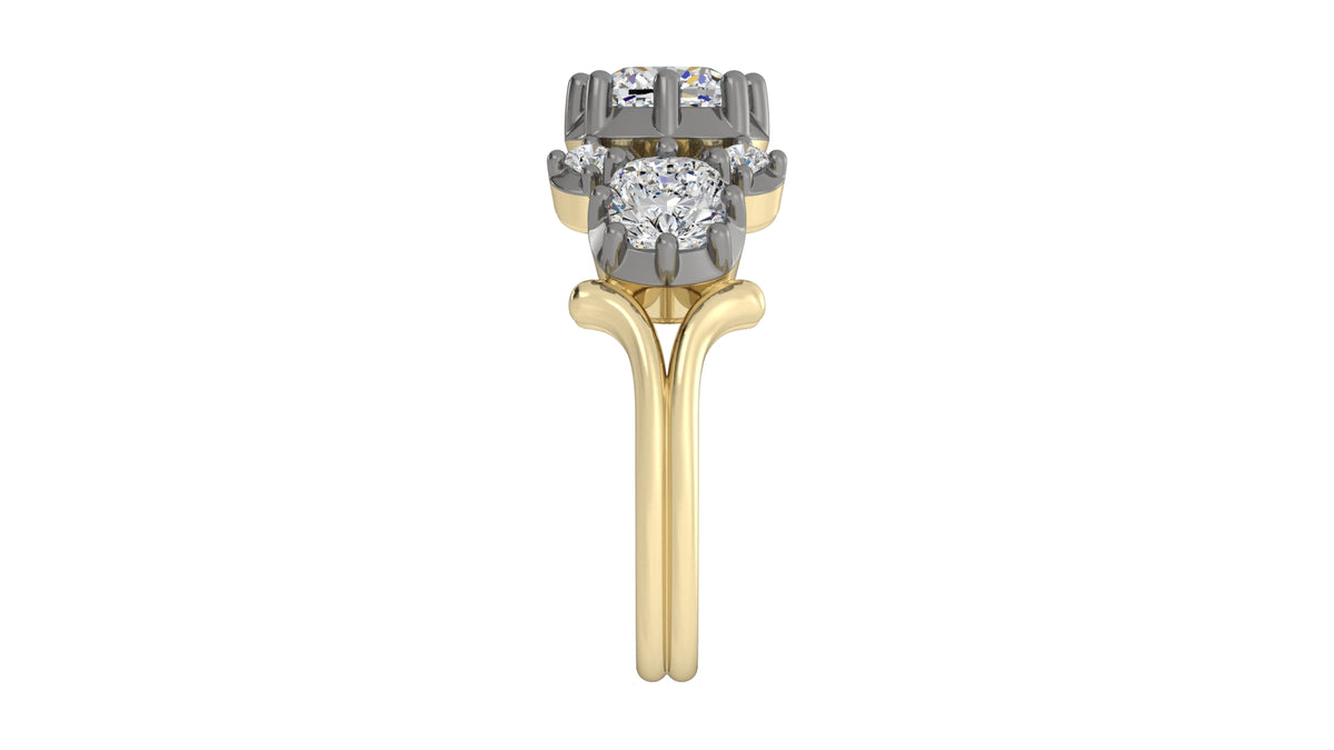 Old Mined Solitaire Ring