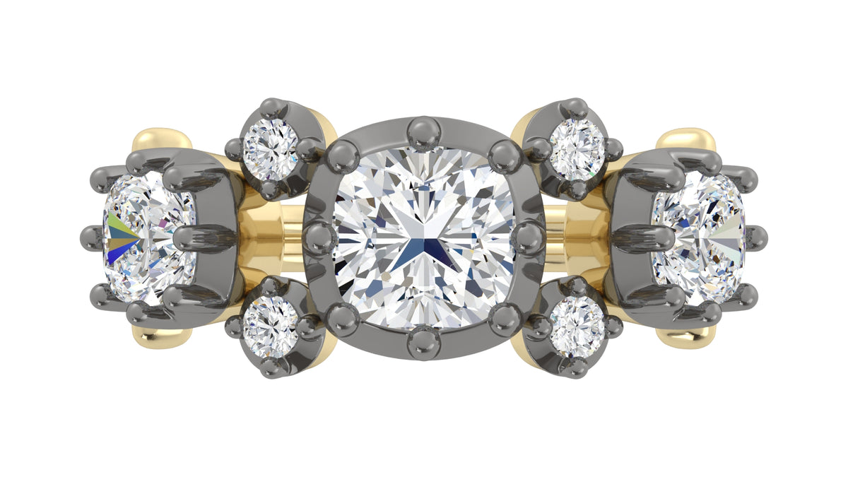Old Mined Solitaire Ring