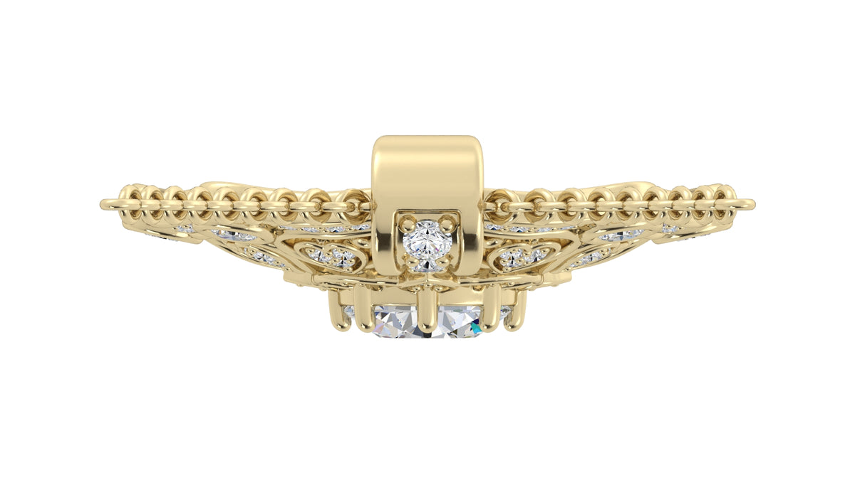 Round Diamond Pendant
