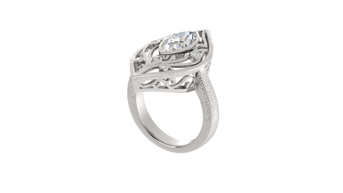Marquise Diamond Ring