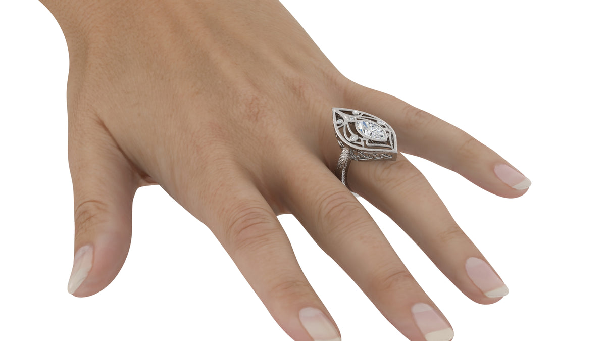 Marquise Diamond Ring