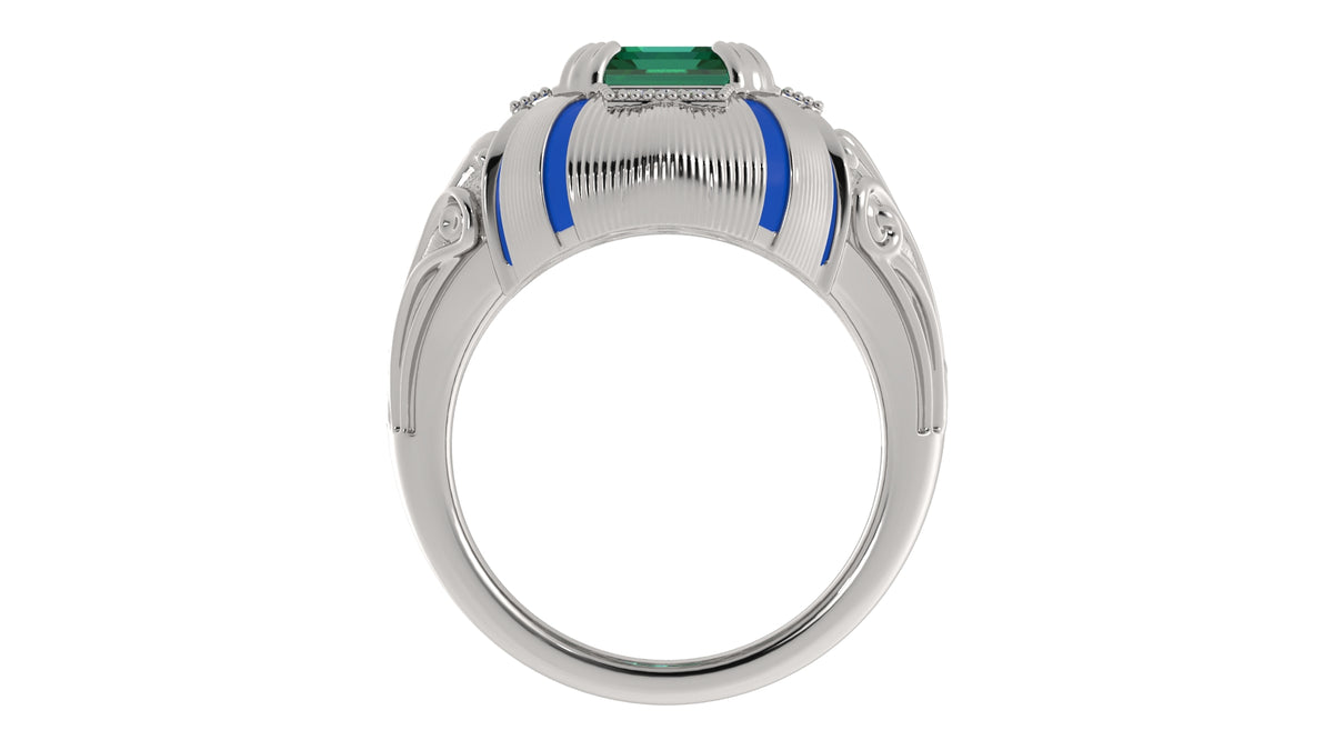 Emerald Diamond Ring