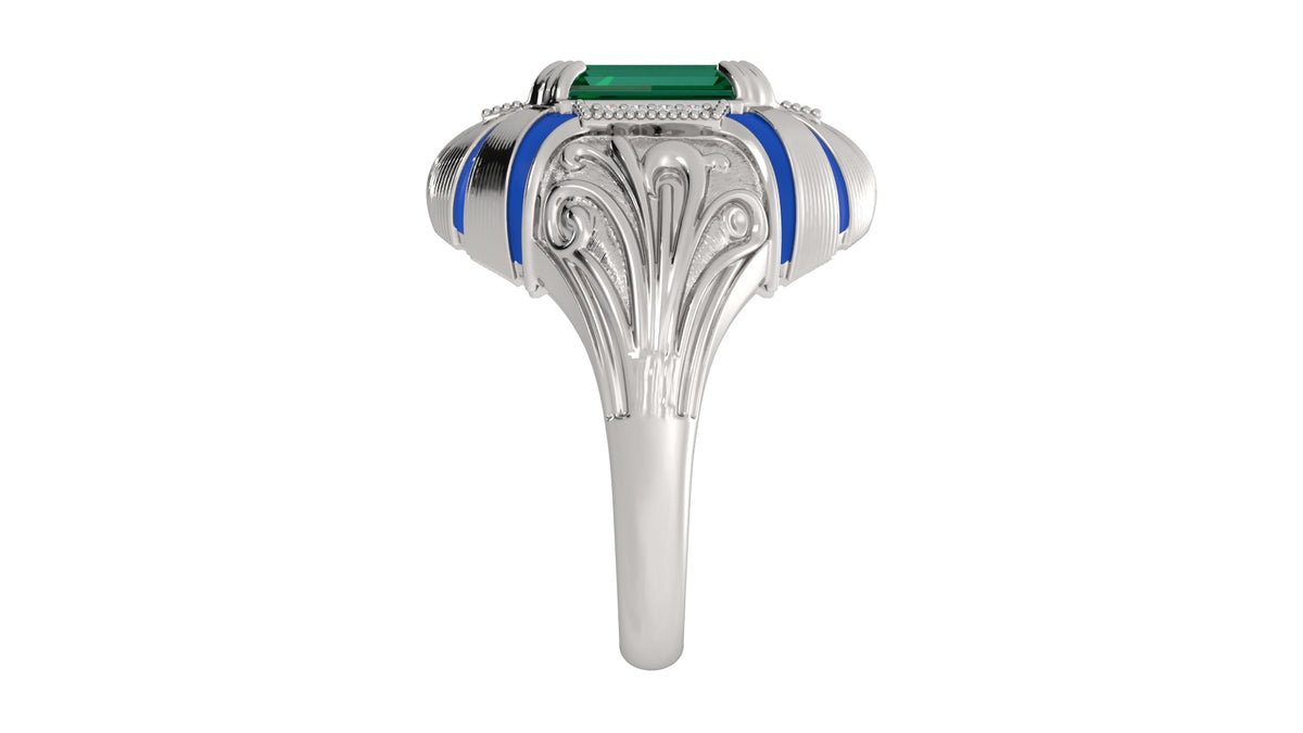 Emerald Diamond Ring