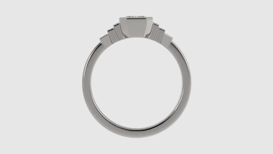Emerald Cut Diamond Ring